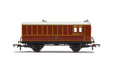 Hornby R40072 OO Gauge LB&SCR, 4 Wheel Coach, Brake Baggage, 102 - Era 2
