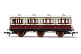 Hornby R40073 OO Gauge LNWR, 6 Wheel Coach, 1st Class, 1889 - Era 2