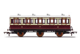 Hornby R40074 OO Gauge LNWR, 6 Wheel Coach, 3rd Class, 1523 - Era 2