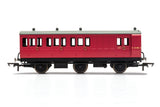 Hornby R40079 OO Gauge BR, 6 Wheel Coach, Brake 3rd Class, E31185 - Era 4