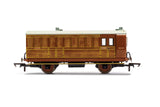 Hornby R40084 OO Gauge LNER, 4 Wheel Coach, Brake Baggage, 4103 - Era 3