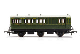 Hornby R40087 OO Gauge SR, 6 Wheel Coach, Brake 3rd Class, 3750 - Era 3