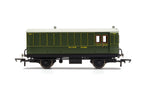 Hornby R40088 OO Gauge SR, 4 Wheel Coach, Brake Baggage, 762 - Era 3