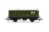 Hornby R40088 OO Gauge SR, 4 Wheel Coach, Brake Baggage, 762 - Era 3