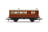 Hornby R40118 OO Gauge LB&SCR, 4 Wheel Coach, Brake 3rd Class, Fitted Lights, 941 - Era 2