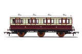 Hornby R40119 OO Gauge LNWR, 6 Wheel Coach, 1st Class, Fitted Lights, 1889 - Era 2