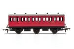 Hornby R40124 OO Gauge BR, 6 Wheel Coach, 3rd Class, Fitted Lights, E31070 - Era 4