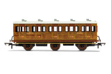 Hornby R40128 OO Gauge LNER, 6 Wheel Coach, 3rd Class, Fitted Lights, 4141 - Era 3