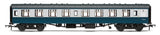 Hornby R4772 OO Gauge BR Blue/Grey Mk1 Corr 2nd Coach W25908