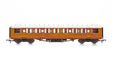 Hornby R4828 OO Gauge LNER 61'6" Gresley Corr 3rd Coach 23864
