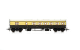 Hornby R4877 OO Gauge GWR Collett Bow Ended Brake 3rd RH Coach 4972