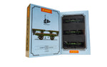 Hornby R60014 OO Gauge L&MR, Flat Bed Wagon Pack - Era 1