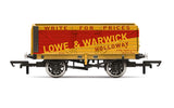 Hornby R60026 OO Gauge 7 Plank Wagon, Lowe & Warwick - Era 2