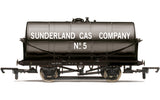 Hornby R60035 OO Gauge 20T Tank Wagon, Sunderland Gas Company - Era 2/3