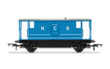 Hornby R60039 OO Gauge 20T NCB (Ex LMS) Brake Van – Era 6