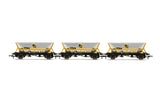 Hornby R60065 OO Gauge HAA Hopper Wagons, Three Pack, BR Coal Sector - Era 8