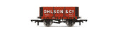 Hornby R60096 OO Gauge 6 Plank Wagon, Ohlson + Co - Era 3