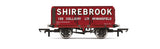 Hornby R60097 OO Gauge 7 Plank Wagon, Shirebrook - Era 3