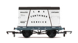 Hornby R60107 OO Gauge LMS, Container Service, Conflat A - Era 3