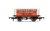 Hornby R6949 OO Gauge Crigglestone Collieries, 6 Plank Wagon, No. 222 - Era 2/3