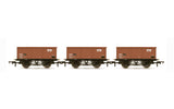 Hornby R6965 OO Gauge BR, 27T MSV Iron Ore Tipplers, three pack - Era 7