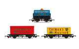 Hornby R6990 OO Gauge Hornby 'Retro' Wagons, three pack, Crawfords Biscuits, Seccotine Tanker, Coleman's Mustard