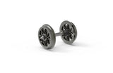 Hornby R8100 OO Gauge 12.6mm Diameter Split Spoked Wheels (Pack 10)