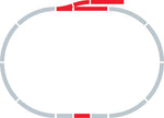 Hornby R8221 OO Gauge Track Extension Pack A