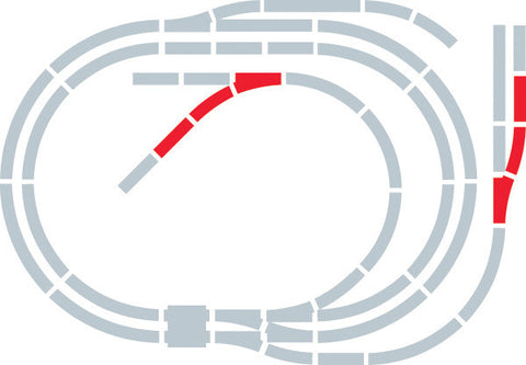 Hornby R8226 OO Gauge Track Extension Pack F