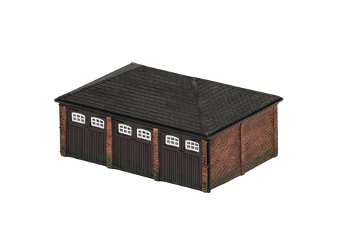 Hornby R9812 OO Gauge Skaledale Triple Garage