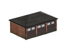 Hornby R9812 OO Gauge Skaledale Triple Garage