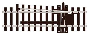 Peco SL-84 OO Gauge R/H Catch Turnout/Point