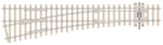 Peco SL-E1096 OO Gauge Code 75 Concrete Sleeper Medium Radius L/H Electrofrog Point