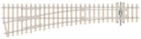 Peco SL-E1096 OO Gauge Code 75 Concrete Sleeper Medium Radius L/H Electrofrog Point