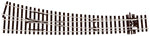 Peco SL-E186 OO Gauge Code 75 Electrofrog R/H Curved Point
