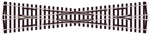 Peco SL-E194 OO Gauge Code 75 Long Crossing (12° angle)