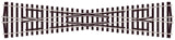 Peco SL-E194 OO Gauge Code 75 Long Crossing (12° angle)