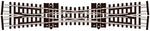 Peco SL-380F N Gauge Single Slip Insulfrog Code 55 Finescale
