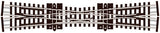 Peco SL-380F N Gauge Single Slip Insulfrog Code 55 Finescale