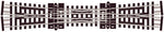 Peco SL-390F N Gauge Double Slip Insulfrog Code 55 Finescale