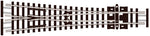 Peco SL-E397F N Gauge Medium Radius Y Point Electrofrog Code 55 Finescale