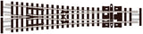 Peco SL-E397F N Gauge Medium Radius Y Point Electrofrog Code 55 Finescale