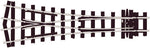 Peco SL-E597 On30 Gauge Code 100 Medium Radius Y Turnout