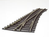 Peco SL-U1196 OO Gauge Code 75 Unifrog Bullhead Medium Radius L/H Point