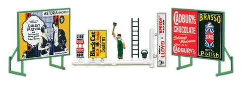 Wills SS21 OO Gauge Hoardings & Bill Poster Kit