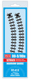 Peco ST-412 OO-9 Gauge No 1 Radius Double Curved Track (Pack 4)