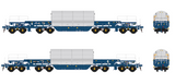 Accurascale 2400KUA OO Gauge KUA Nuclear Flask Carrier Twin Pack