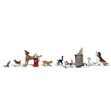 Woodland Scenics A2140 N Gauge Dogs & Cats