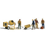 Woodland Scenics A2173 N Gauge Masonry Workers Figures
