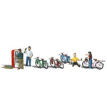 Woodland Scenics A2194 N Gauge Bicycle Buddies Figures